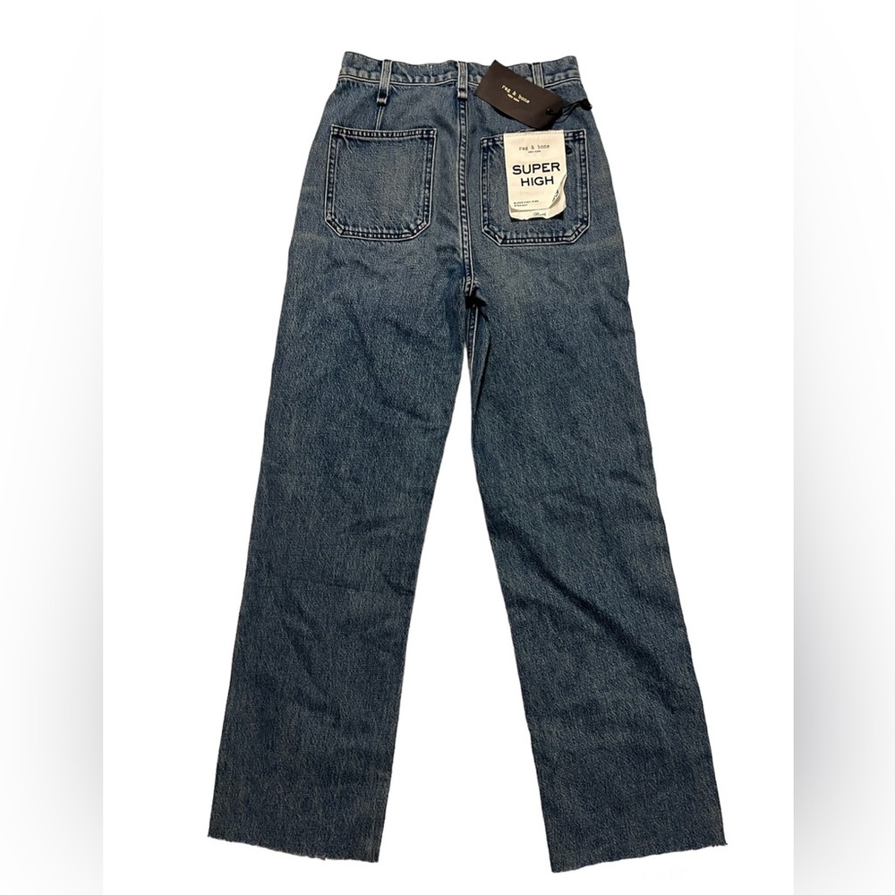 Rag & Bone Super High Rise Straight *Ruth - Picture 3 of 5